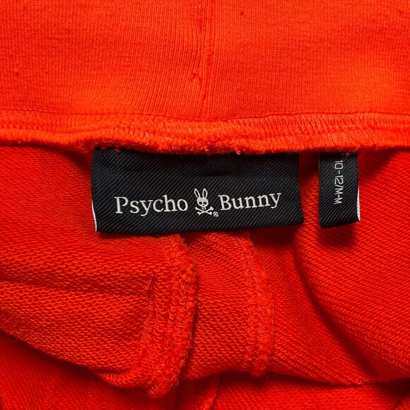 Psycho Bunny‎ Boys Youth Orange Jogger Designer Casual Fall Winter Medium 10/12 - Picture 5 of 5